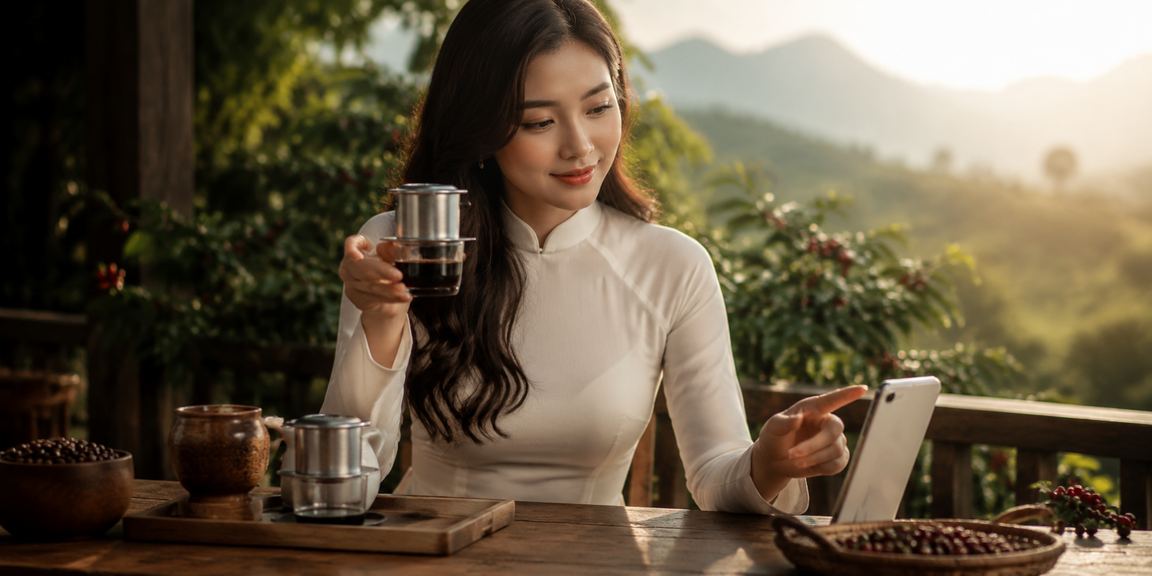 Người chơi VIP tại Buôn Ma Thuột nhận thưởng trong trang phục áo dài truyền thống