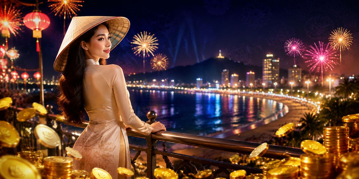 Người hâm mộ đặt cược bóng đá tại Vũng Tàu với hình ảnh nón lá đặc trưng Việt Nam